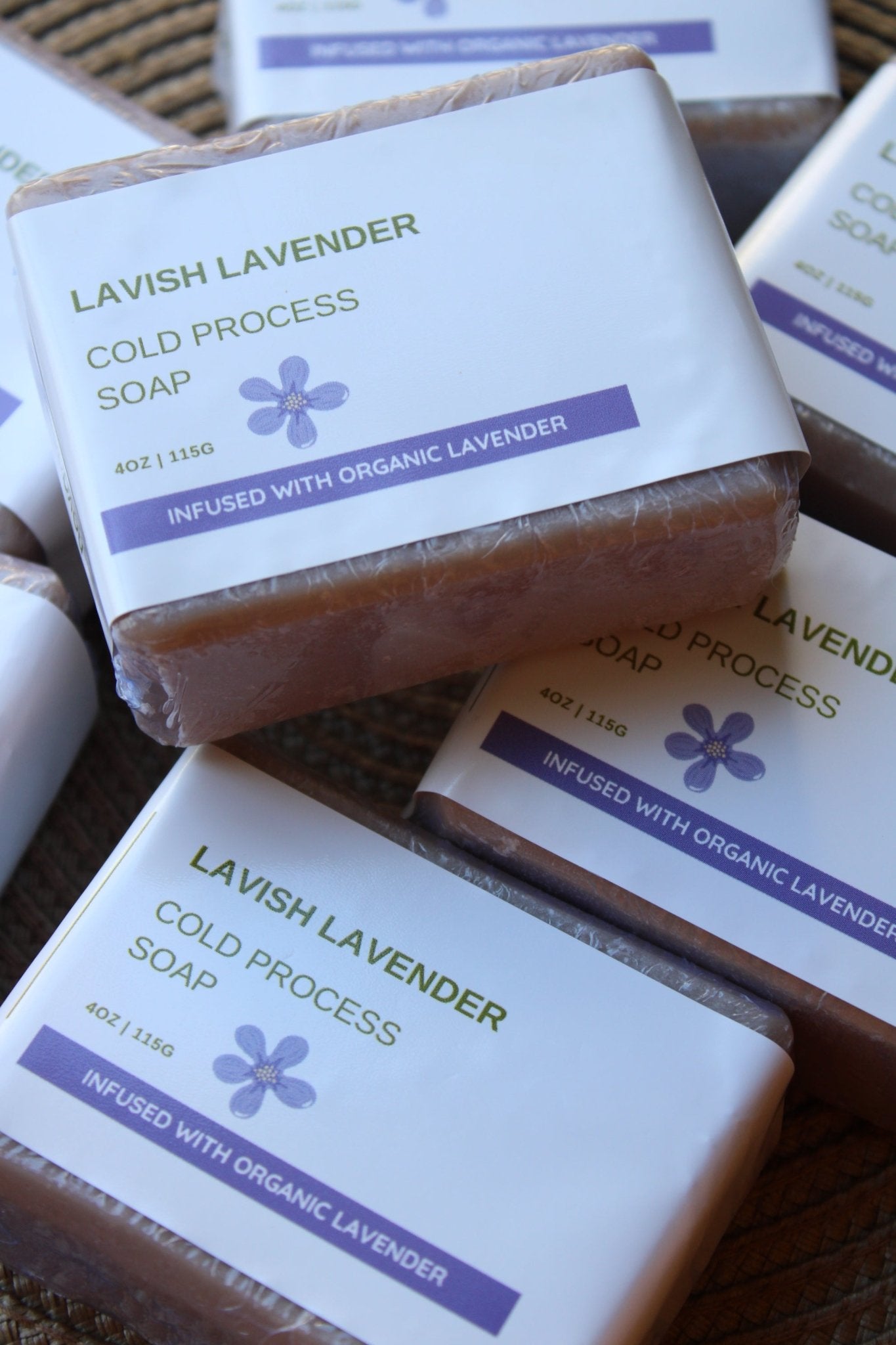 Lavish Lavender Cold Process Soap - Novaganics